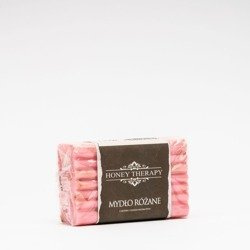 Honey Therapy - Mydło różane z miodem kostka 130 g